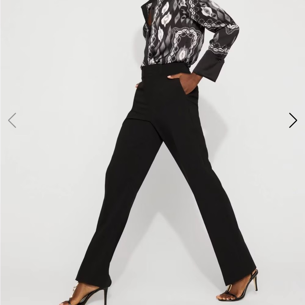 White House black market brand new high rise petite Black Women's Trousers